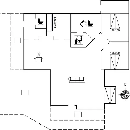 펜션 Sanna - 30km From The Sea By Interhome Toftlund