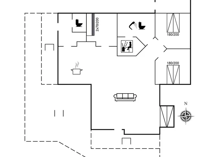 Дом отдыха Sanna - 30km From The Sea By Interhome Toftlund
